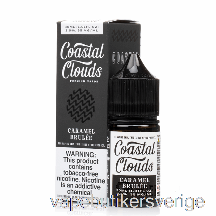 Vape Sverige Caramel Brulee Salt - Coastal Clouds Co. - 30ml 50mg